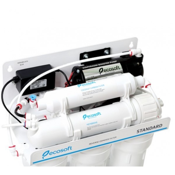 Purificator apa cu osmoza inversa Ecosoft in 5 trepte, Mineralizare, fara pompa booster - ECOSOFT