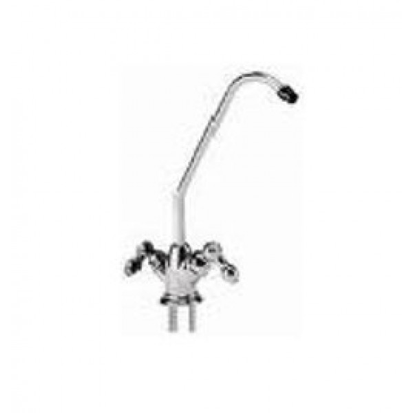 Baterie dubla din alama  pentru chiuveta la bucata...