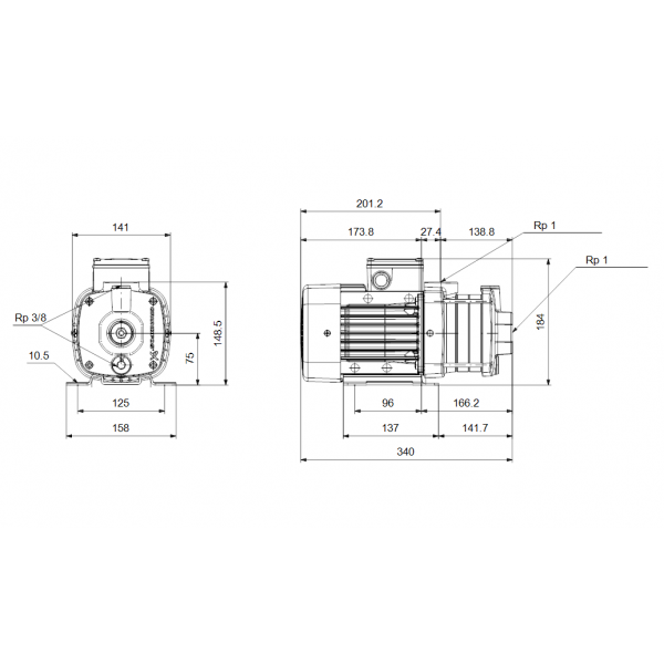 Pompa apa Grundfos CM1-5-3Ph