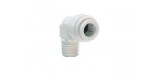 Conector de cuplare cu cot 1/4" MIP x 1/4" tub A4ME4-W