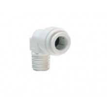 Conector de cuplare cu cot 1/4" MIP x 1/4" tub A4ME4-W